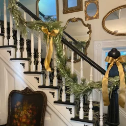 Cypress Winter Garland with 100 LEDs