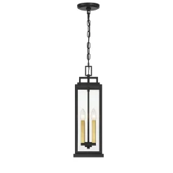 Easton Outdoor Hanging Light, Black
