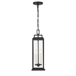Easton Outdoor Hanging Light, Black