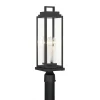 Easton Outdoor Post Light, Black