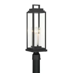 Easton Outdoor Post Light, Black