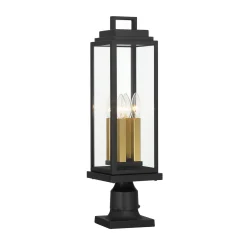 Easton Outdoor Post Light, Black