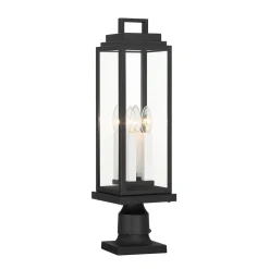 Easton Outdoor Post Light, Black