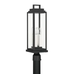 Easton Outdoor Post Light, Black