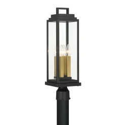 Easton Outdoor Post Light, Black