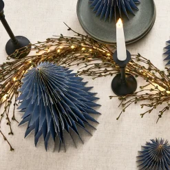 Emerald Berry Garland with 100 LEDs