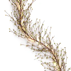 Emerald Berry Garland with 100 LEDs