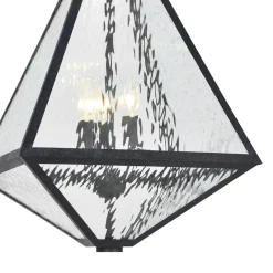 Emmett Outdoor Hanging Light, Black Charcoal