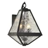 Emmett Outdoor Wall Light, Medium 17" Black Charcoal