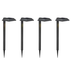 Evan Solar Path Lights, Set of 4