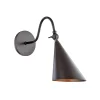 Faye Adjustable Metal Wall Sconce, Old Bronze