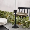 Finley Black Taper Candle Holder, Small