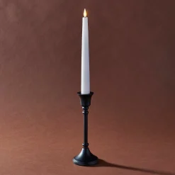 Finley Black Taper Candle Holder, Small