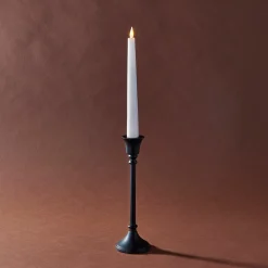 Finley Black Taper Candle Holder, Medium