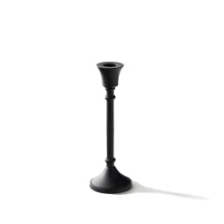 Finley Black Taper Candle Holder, Medium