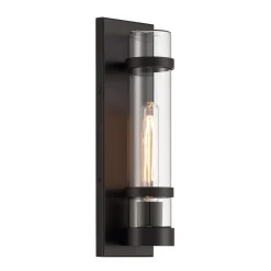 Glenn Outdoor Wall Light, Matte Black