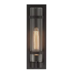 Glenn Outdoor Wall Light, Matte Black