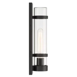 Glenn Outdoor Wall Light, Matte Black