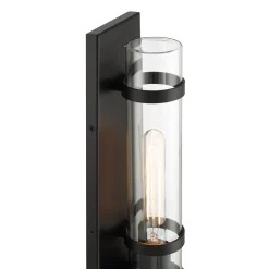 Glenn Outdoor Wall Light, Matte Black