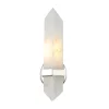 Gracy 1 Light Wall Sconce, Polished Nickel and Alabaster