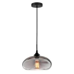 Greenwood Pendant with Mirrored Smoke Glass