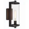 Hamilton Outdoor Wall Light, Matte Black
