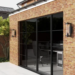 Hamilton Outdoor Wall Light, Matte Black