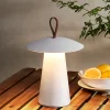 Hugo Indoor/Outdoor Portable LED Lamp, Matte White