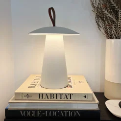 Hugo Indoor/Outdoor Portable LED Lamp, Matte White