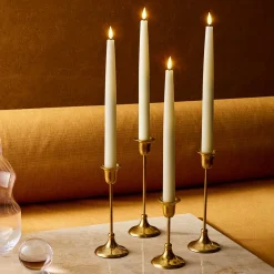 Infinity Wick Ivory 11" Taper Candles, Set of 4