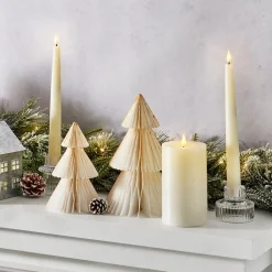 Infinity Wick Ivory 11" Taper Candles, Set of 4