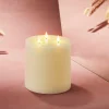 Infinity Wick Ivory 3-LED 6"x6" Pillar Candle