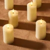 Infinity Wick Ivory Votive Candles, Set of 4