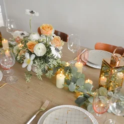 Infinity Wick Ivory Votive Candles, Set of 4