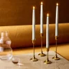Infinity Wick White 11" Taper Candles, Set of 4