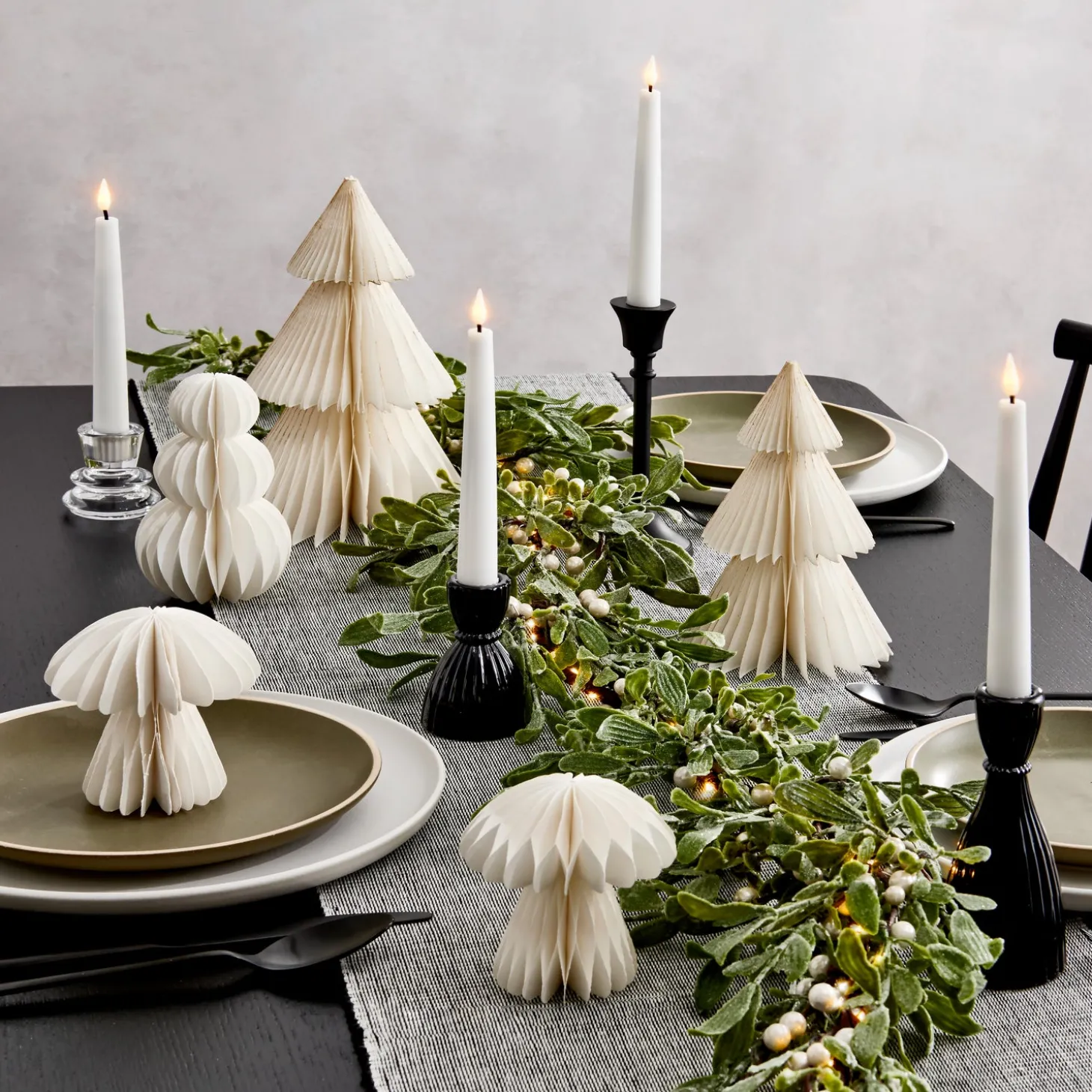 Infinity Wick White 7" Taper Candles Set of 10