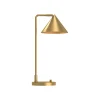 Juno Table Lamp, Brushed Brass