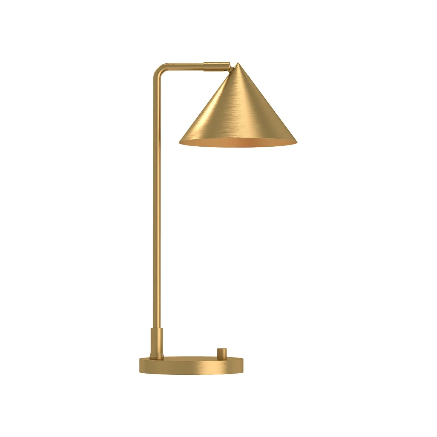 Juno Table Lamp, Brushed Brass
