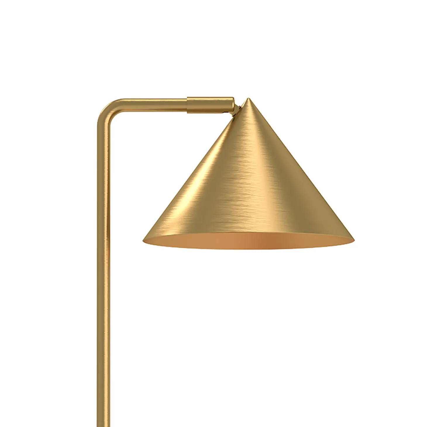 Juno Table Lamp, Brushed Brass