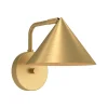 Juno Wall Sconce, Brushed Brass