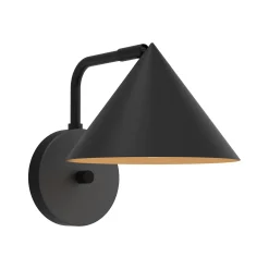 Juno Wall Sconce, Matte Black