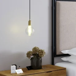 Landon Pendant, Satin Brass