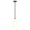 Liv 11" Opal Capsule Pendant, Matte Black