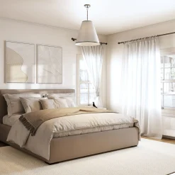 Luca Large 18" Conical Pendant, Matte Black