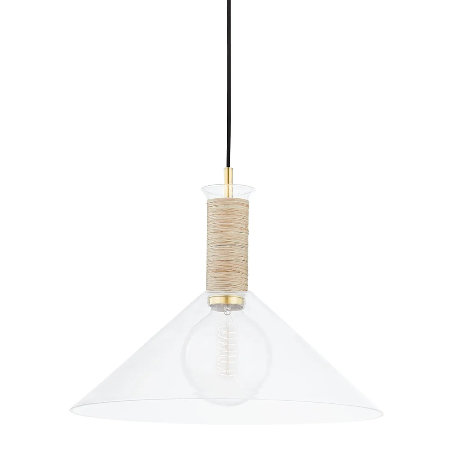 Nora Glass Pendant, Medium