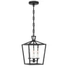 Open Box Anover Small Lantern Pendant, Matte Black