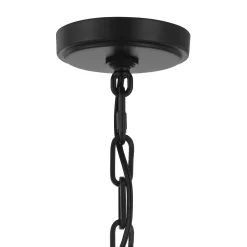 Open Box Anover Small Lantern Pendant, Matte Black