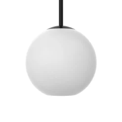 Open Box Aria 8" Opal Globe Pendant, Matte Black