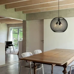 Open Box Bergen Globe Pendant, Matte Black