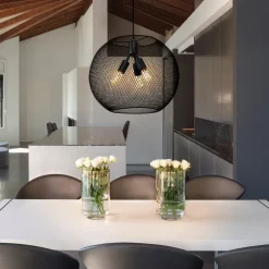 Open Box Bergen Globe Pendant, Matte Black